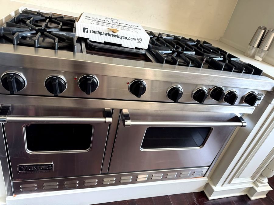 Viking refrigerator professionally repaired by a Lankon Appliance technician in a New York kitchen